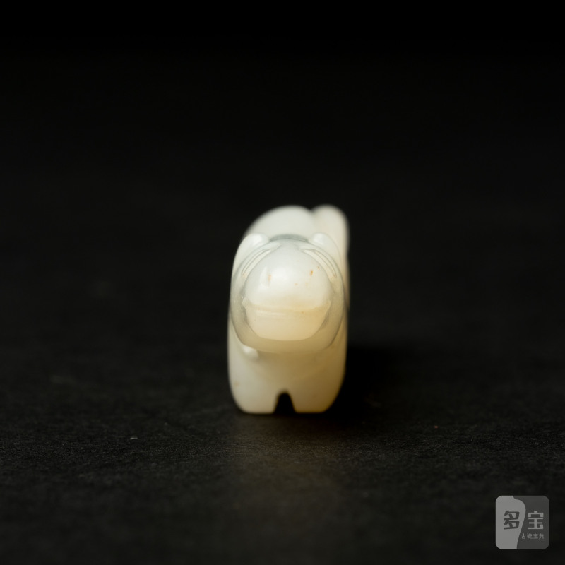    明 白玉瑞獸掛件 - 图4